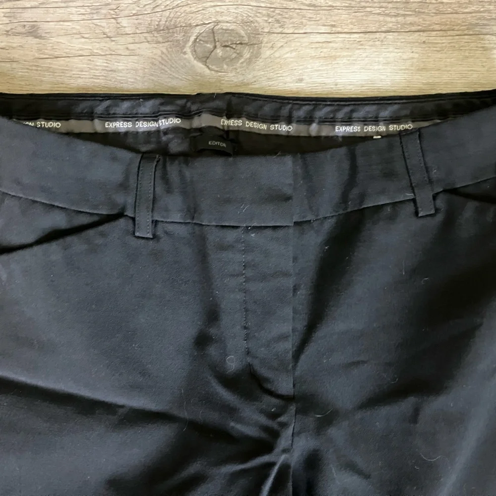 Express Editor Black Dress Pants sz 6R - Picture 3 of 5
